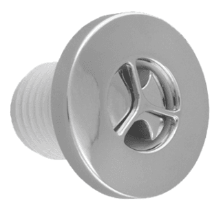 Mikro Düsenkopf rotierend 40mm verchromt