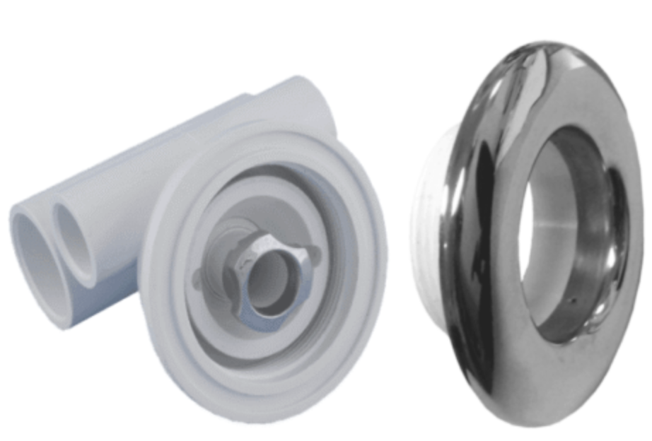 Complete Maxi whirlpooljet 32 × 20 mm verchroomd