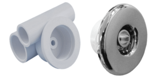 Whirlpoodüse Komplett Mini 32-20mm Chrom