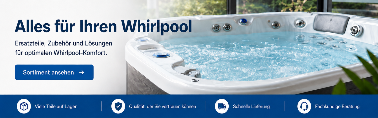 Alles für Ihren Whirlpool – Ersatzteile und Zubehör